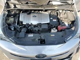 TOYOTA PRIUS 2018 gray  hybrid engine JTDKBRFU6J3593106 photo #4