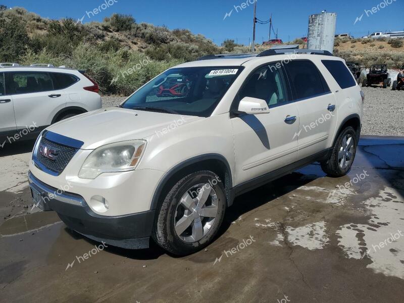 GMC ACADIA SLT 2012 white  gas 1GKKVRED2CJ280534 photo #1