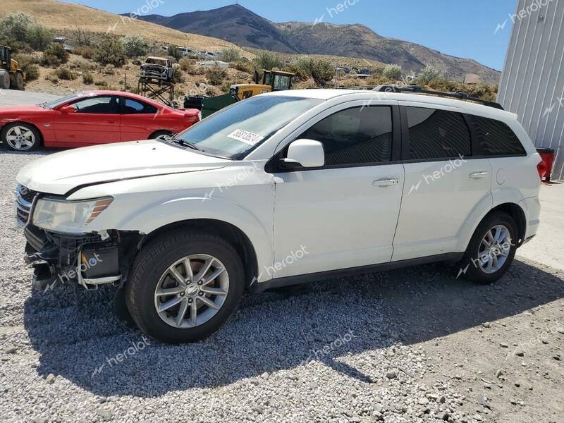 DODGE JOURNEY SX 2013 white 4dr spor flexible fuel 3C4PDDBG5DT672083 photo #1