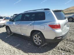 TOYOTA HIGHLANDER 2013 silver  gas 5TDBK3EH9DS230464 photo #3