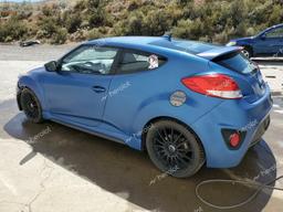 HYUNDAI VELOSTER T 2016 blue  gas KMHTC6AE3GU252664 photo #3