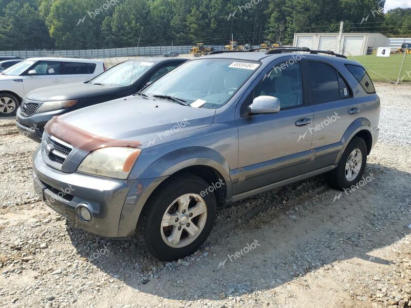 KIA SORENTO EX 2006 silver  gas KNDJD733465647780 photo #1