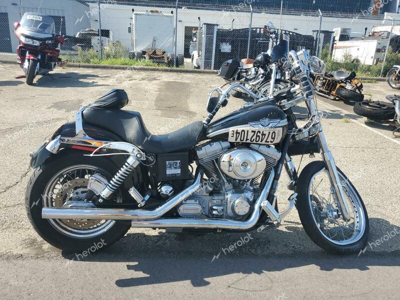 HARLEY-DAVIDSON FXD 2003 black road/str gas 1HD1GHV163K330880 photo #1