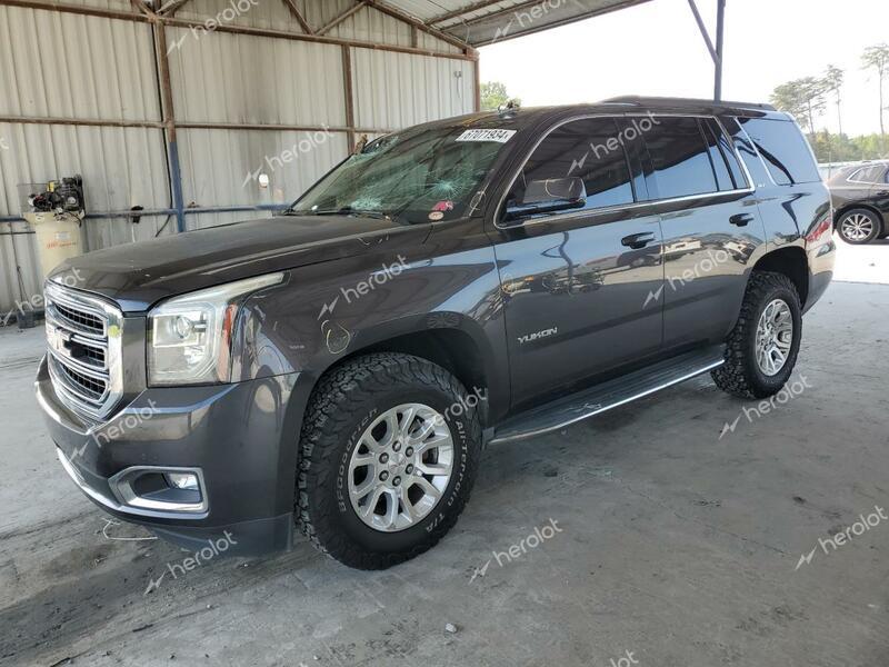 GMC YUKON SLT 2016 gray  gas 1GKS1BKC4GR226805 photo #1