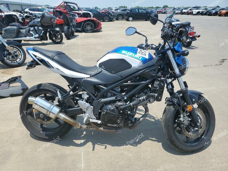 SUZUKI SV650 2018 blue  gas JS1VP55A3J2100092 photo #1