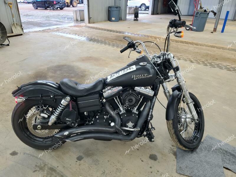 HARLEY-DAVIDSON FXDB 2011 black road/str gas 1HD1GX413BC317606 photo #1