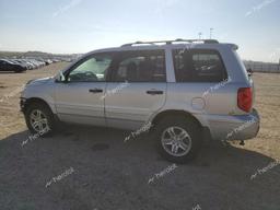 HONDA PILOT EXL 2003 silver  gas 2HKYF18523H004730 photo #3