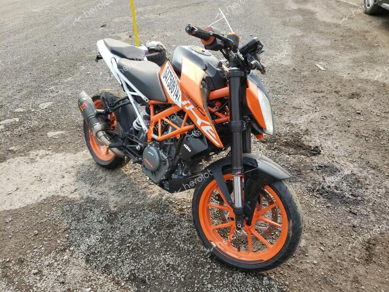 KTM 390 DUKE 2017 orange  gas MD2JPJ406HC209683 photo #1