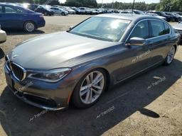 BMW 750I XDRIV 2016 gray sedan 4d gas WBA7F2C58GG417591 photo #2