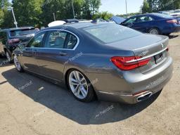 BMW 750I XDRIV 2016 gray sedan 4d gas WBA7F2C58GG417591 photo #3