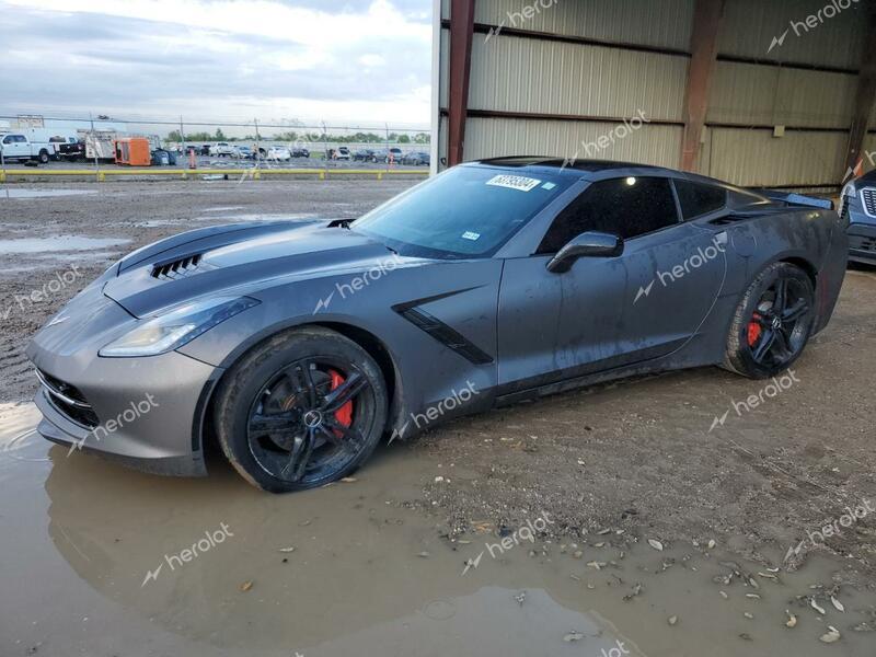 CHEVROLET CORVETTE S 2017 charcoal  gas 1G1YD2D73H5105021 photo #1