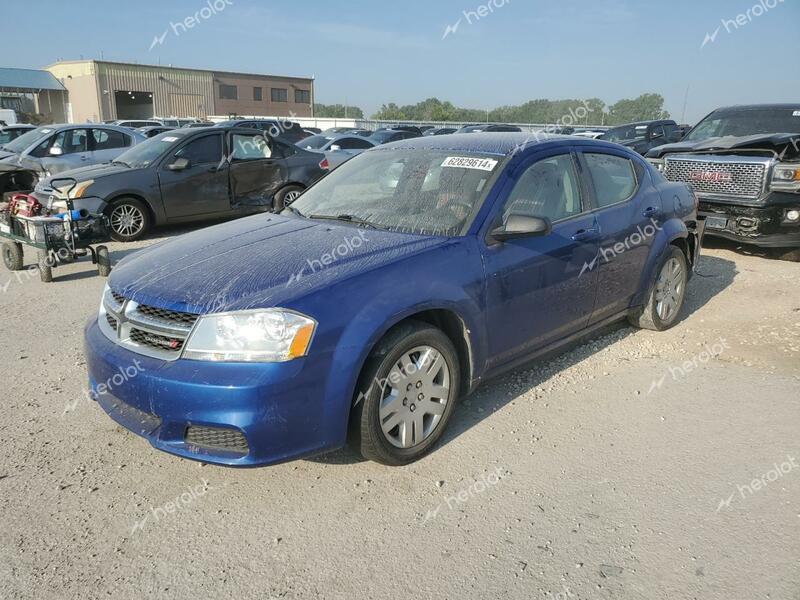 DODGE AVENGER SE 2013 blue  gas 1C3CDZAB7DN677517 photo #1