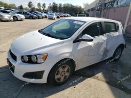 CHEVROLET SONIC LS 2016 white hatchbac gas 1G1JA6SH3G4102833 photo #2