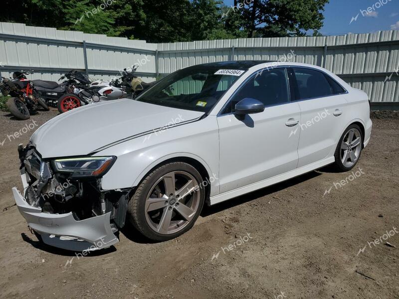 AUDI S3 PREMIUM 2017 white sedan 4d gas WAUB1GFF1H1011487 photo #1