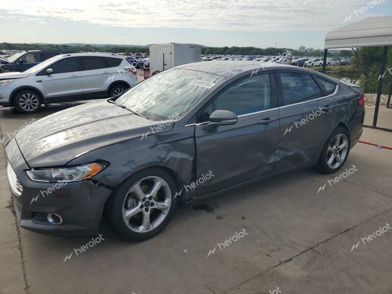 FORD FUSION SE 2016 gray  gas 3FA6P0H70GR265878 photo #1