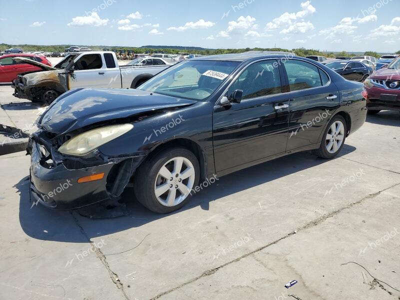 LEXUS ES 330 2005 black  gas JTHBA30G655090123 photo #1