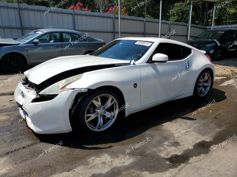 NISSAN 370Z BASE 2012 white  gas JN1AZ4EH7CM560565 photo #1