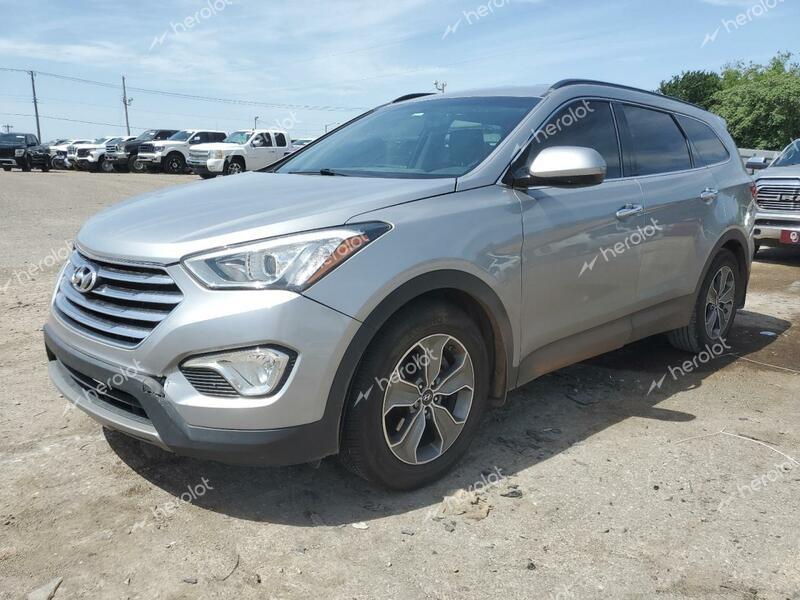 HYUNDAI SANTA FE G 2013 silver  gas KM8SM4HF8DU024750 photo #1