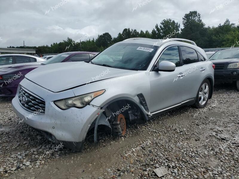 INFINITI FX35 2010 silver  gas JN8AS1MW8AM855935 photo #1