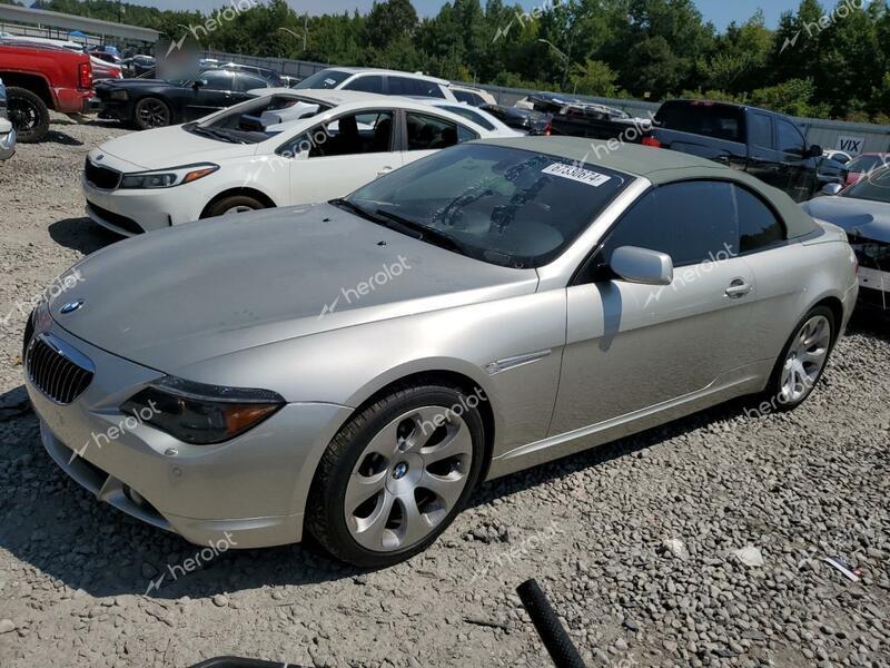 BMW 650 I 2006 silver  gas WBAEK13416CN76656 photo #1