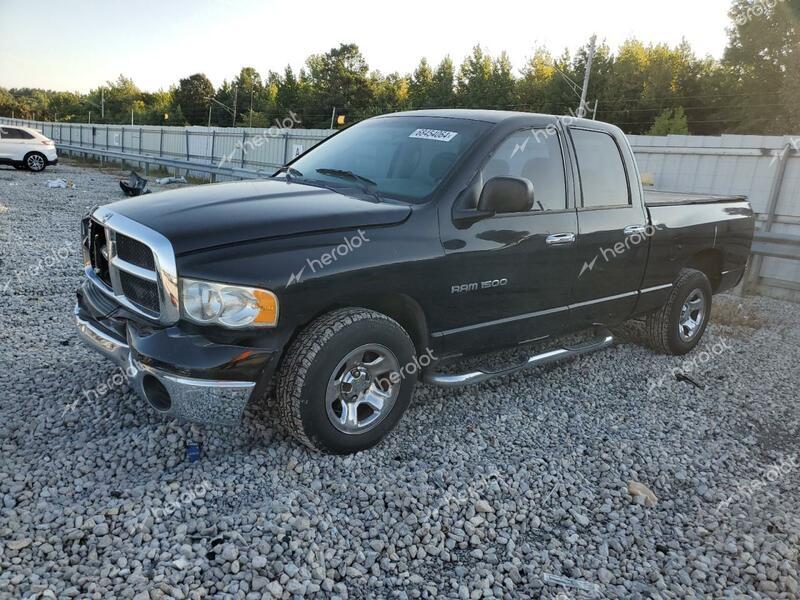 DODGE RAM 1500 S 2004 black crew pic gas 1D7HA18N94S647826 photo #1