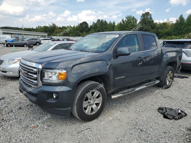 GMC CANYON SLE 2016 teal  gas 1GTG5CE31G1155858 photo #1