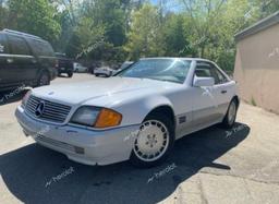 MERCEDES-BENZ 500 SL 1992 white roadster gas WDBFA66EXNF052820 photo #3