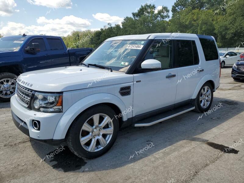 LAND ROVER LR4 HSE 2015 white 4dr spor gas SALAG2V65FA758369 photo #1