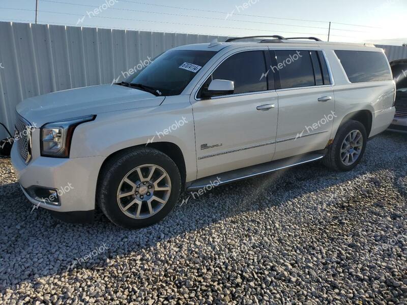 GMC YUKON XL D 2015 white 4dr spor gas 1GKS2JKJ0FR547759 photo #1