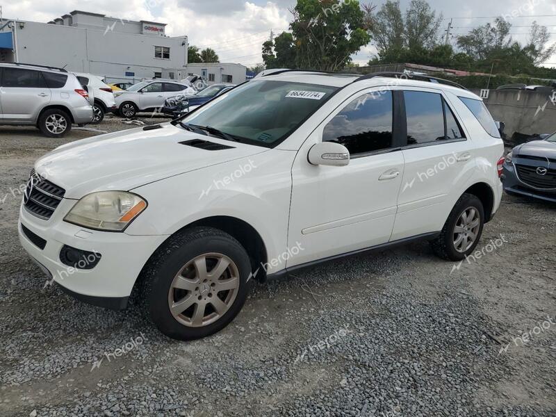 MERCEDES-BENZ ML 350 2007 white  gas 4JGBB86E87A219695 photo #1