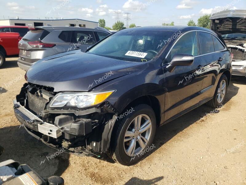 ACURA RDX TECHNO 2015 charcoal  gas 5J8TB4H52FL022234 photo #1