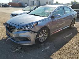 HYUNDAI SONATA SPO 2016 silver  gas 5NPE34AF6GH328933 photo #2