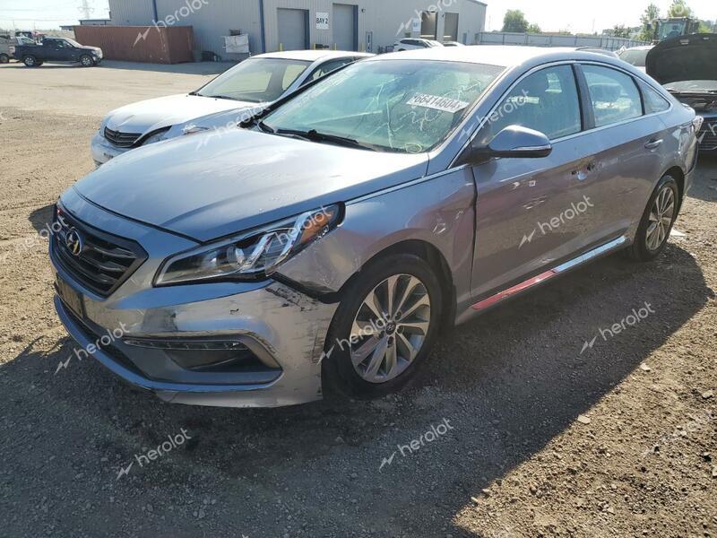 HYUNDAI SONATA SPO 2016 silver  gas 5NPE34AF6GH328933 photo #1