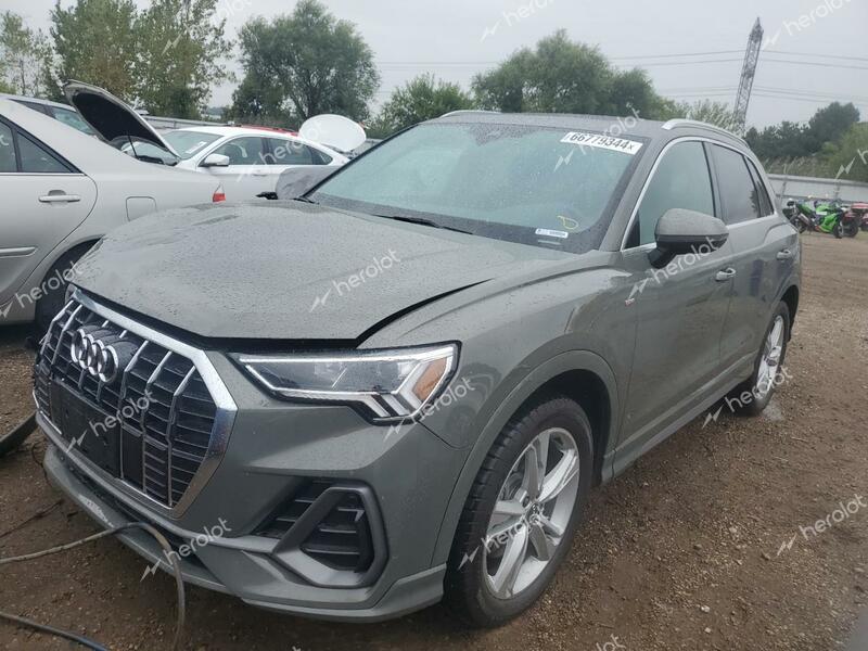 AUDI Q3 PREMIUM 2020 gray  gas WA1EECF35L1099711 photo #1