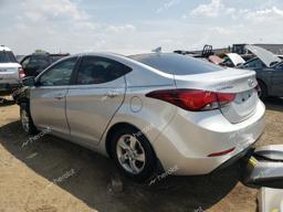 HYUNDAI ELANTRA SE 2015 silver  gas 5NPDH4AE4FH609728 photo #3