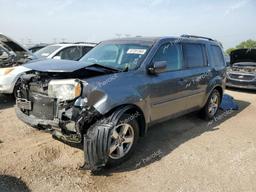 HONDA PILOT EXL 2011 gray  gas 5FNYF4H53BB087020 photo #2