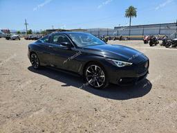 INFINITI Q60 LUXE 2022 black  gas JN1EV7KK6NM600278 photo #2