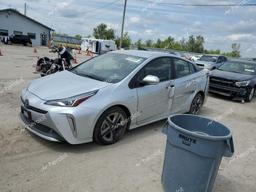 TOYOTA PRIUS NIGH 2022 silver  hybrid engine JTDKAMFU6N3179397 photo #2