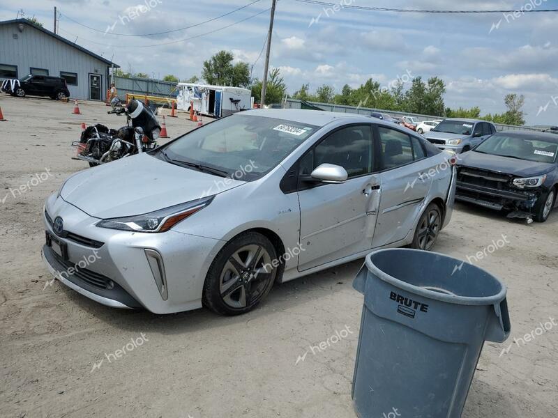 TOYOTA PRIUS NIGH 2022 silver  hybrid engine JTDKAMFU6N3179397 photo #1