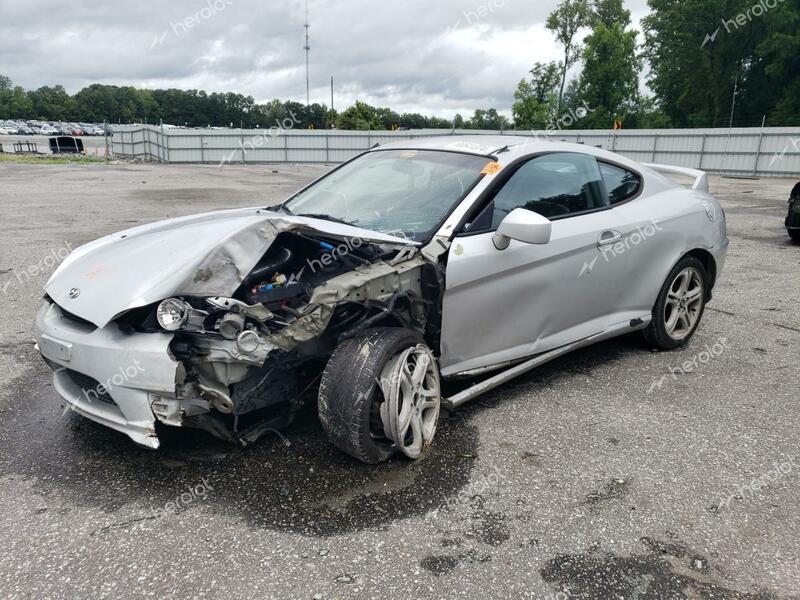 HYUNDAI TIBURON GT 2005 silver  gas KMHHN65F55U176817 photo #1