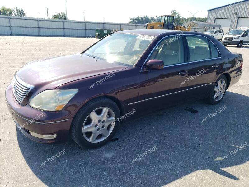 LEXUS LS 430 2005 burgundy sedan 4d gas JTHBN36F050176477 photo #1