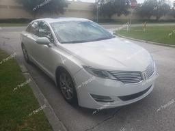 LINCOLN MKZ HYBRID 2014 white sedan 4d hybrid engine 3LN6L2LU5ER835431 photo #2