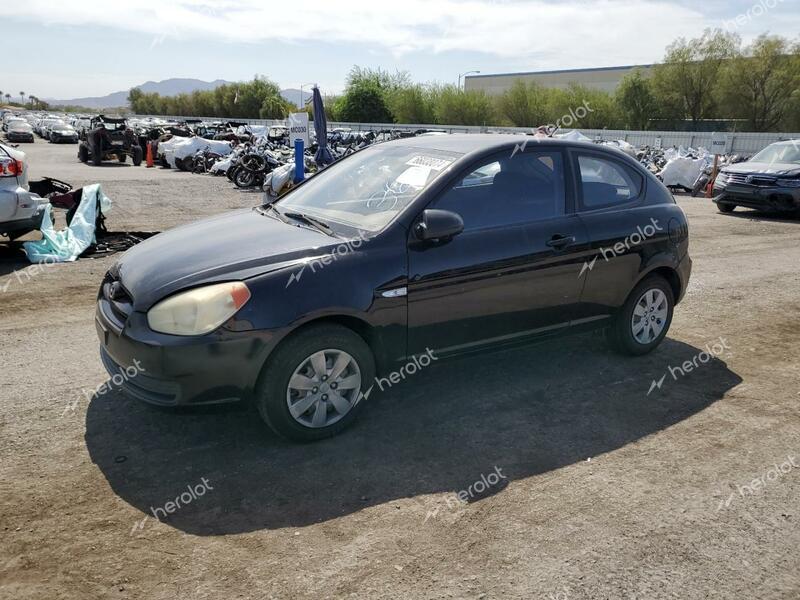 HYUNDAI ACCENT GS 2008 black hatchbac gas KMHCM36C48U061503 photo #1