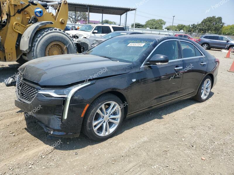 CADILLAC CT4 LUXURY 2021 black  gas 1G6DA5RK4M0120456 photo #1