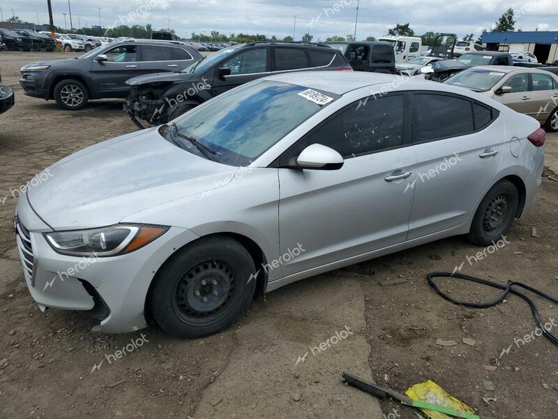 HYUNDAI ELANTRA SE 2017 silver sedan 4d gas KMHD74LF0HU096491 photo #1