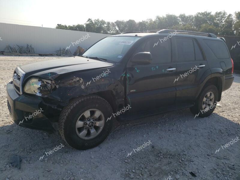 TOYOTA 4RUNNER SR 2007 black  gas JTEZU14R278074036 photo #1