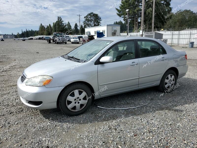 TOYOTA COROLLA CE 2006 silver  gas 1NXBR30E16Z727642 photo #1