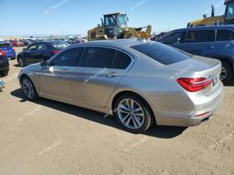 BMW 750 XI 2016 silver  gas WBA7F2C59GG418801 photo #3