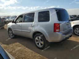 HONDA PILOT EXL 2012 silver  gas 5FNYF3H54CB022267 photo #3