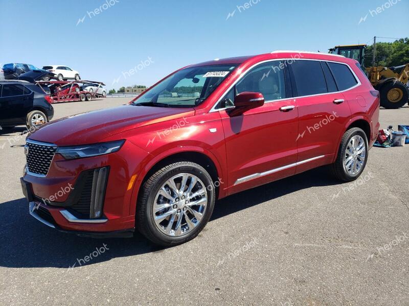 CADILLAC XT6 PREMIU 2021 red  gas 1GYKPDRS9MZ229241 photo #1